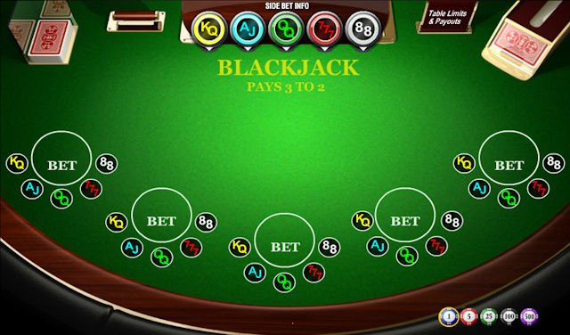 SideBet Blackjack hry zadarmo